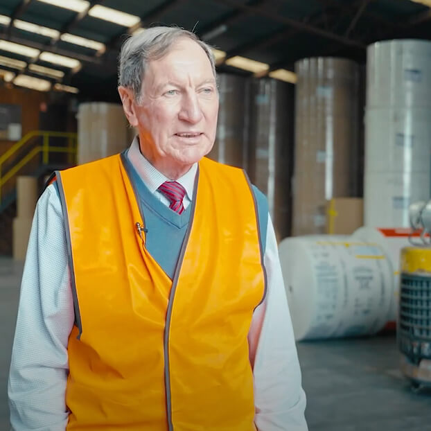 bizsupport man in hi vis vest